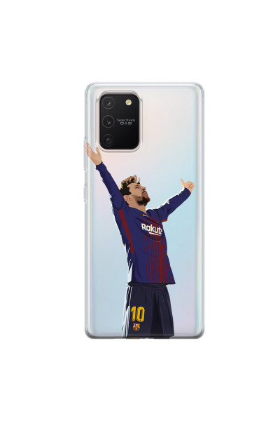 SAMSUNG - Galaxy S10 Lite - Soft Clear Case - For Barcelona Fans