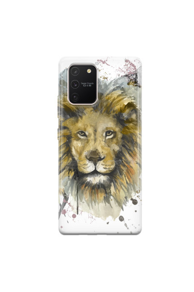 SAMSUNG - Galaxy S10 Lite - Soft Clear Case - Lion