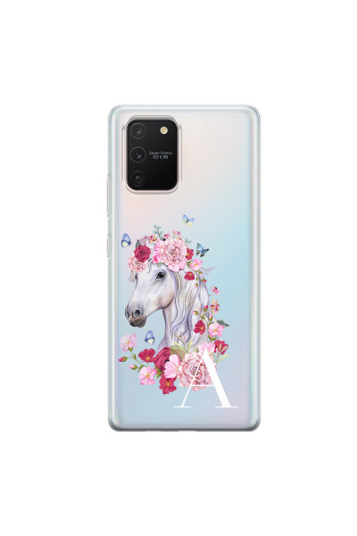 SAMSUNG - Galaxy S10 Lite - Soft Clear Case - Magical Horse White