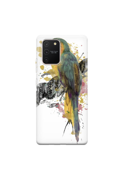 SAMSUNG - Galaxy S10 Lite - Soft Clear Case - Parrot
