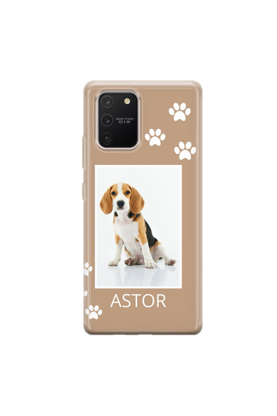 SAMSUNG - Galaxy S10 Lite - Soft Clear Case - Puppy