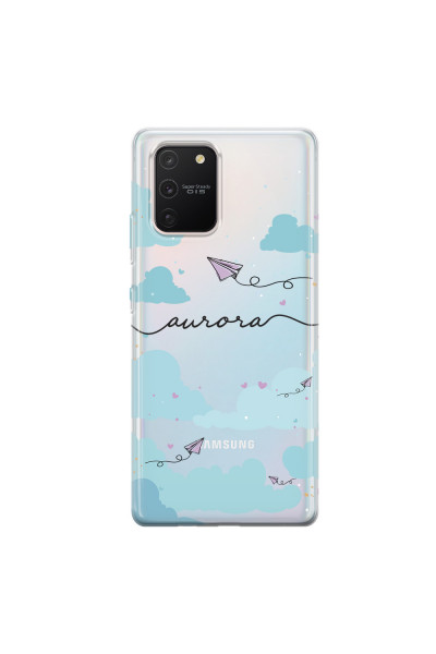 SAMSUNG - Galaxy S10 Lite - Soft Clear Case - Up in the Clouds