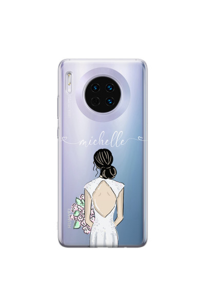 HUAWEI - Mate 30 - Soft Clear Case - Bride To Be Blackhair II.