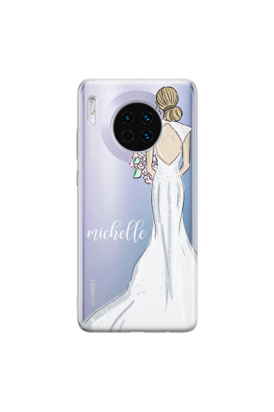 HUAWEI - Mate 30 - Soft Clear Case - Bride To Be Blonde