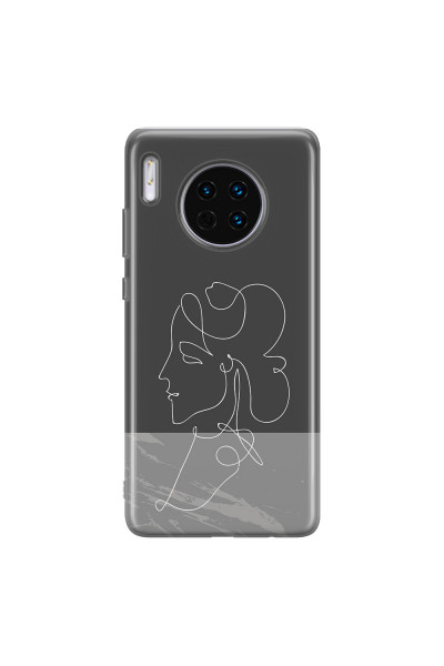 HUAWEI - Mate 30 - Soft Clear Case - Miss Marble