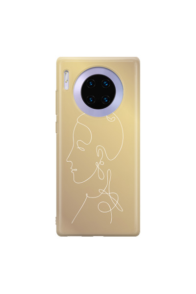 HUAWEI - Mate 30 Pro - Soft Clear Case - Golden Lady