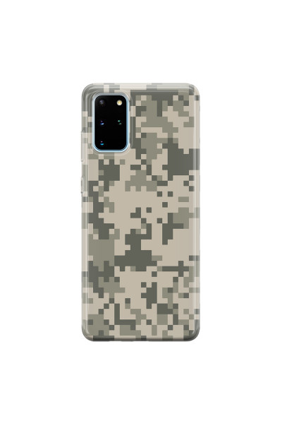 SAMSUNG - Galaxy S20 Plus - Soft Clear Case - Digital Camouflage