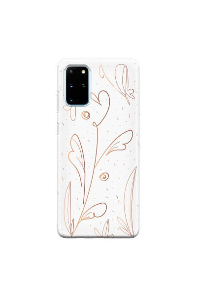 SAMSUNG - Galaxy S20 Plus - Soft Clear Case - Flowers In Style