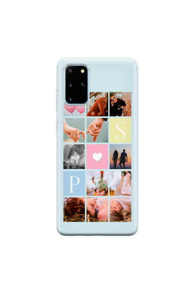 SAMSUNG - Galaxy S20 Plus - Soft Clear Case - Insta Love Photo Linked