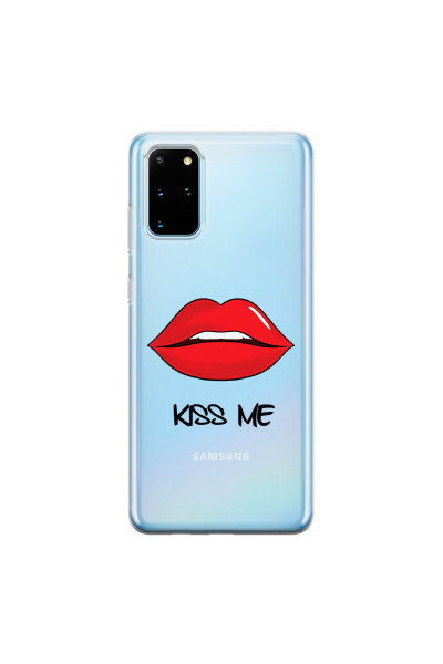 SAMSUNG - Galaxy S20 Plus - Soft Clear Case - Kiss Me