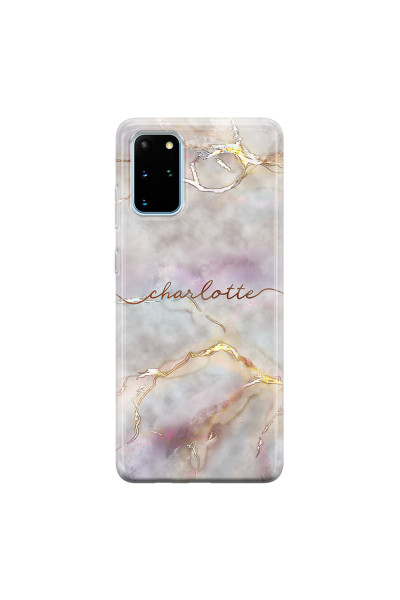 SAMSUNG - Galaxy S20 Plus - Soft Clear Case - Marble Rootage