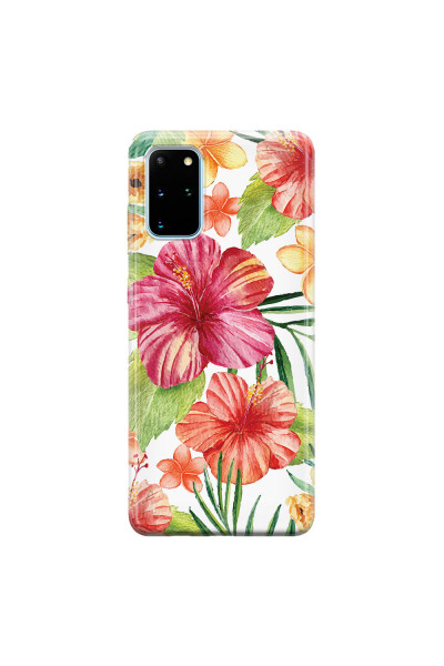 SAMSUNG - Galaxy S20 Plus - Soft Clear Case - Tropical Vibes