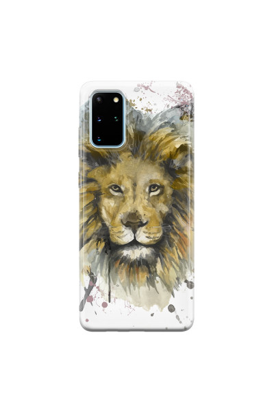 SAMSUNG - Galaxy S20 - Soft Clear Case - Lion