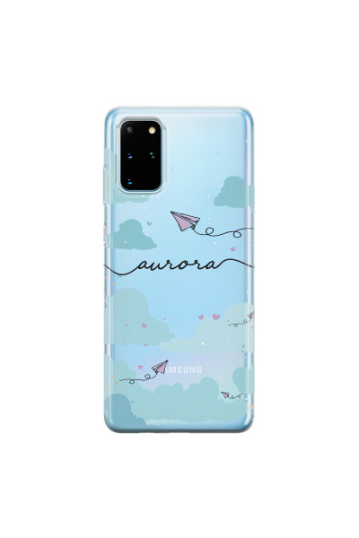 SAMSUNG - Galaxy S20 - Soft Clear Case - Up in the Clouds