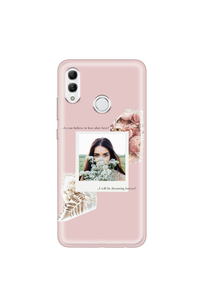 HONOR - Honor 10 Lite - Soft Clear Case - Vintage Pink Collage Phone Case