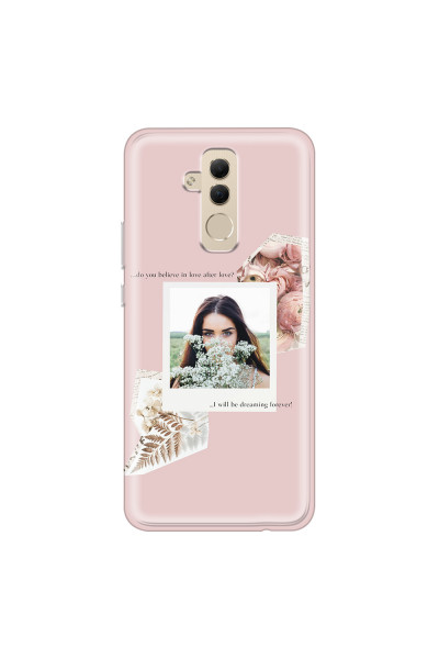 HUAWEI - Mate 20 Lite - Soft Clear Case - Vintage Pink Collage Phone Case