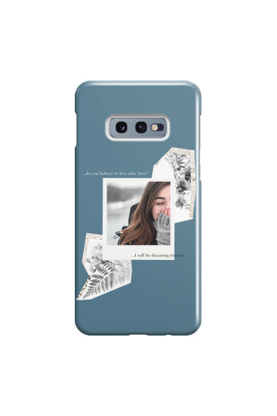 SAMSUNG - Galaxy S10e - 3D Snap Case - Vintage Blue Collage Phone Case
