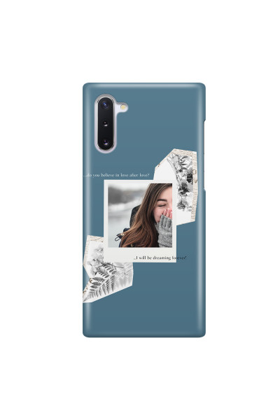 SAMSUNG - Galaxy Note 10 - 3D Snap Case - Vintage Blue Collage Phone Case