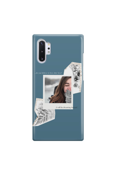 SAMSUNG - Galaxy Note 10 Plus - 3D Snap Case - Vintage Blue Collage Phone Case