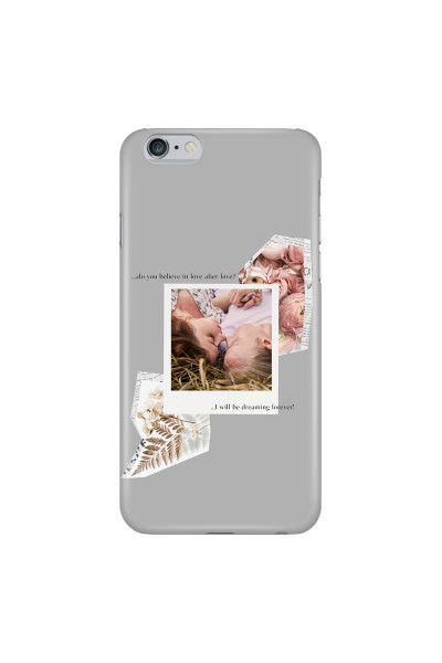 APPLE - iPhone 6S Plus - 3D Snap Case - Vintage Grey Collage Phone Case