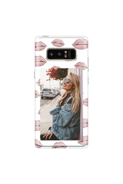 SAMSUNG - Galaxy Note 8 - Soft Clear Case - Teenage Kiss Phone Case