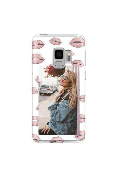 SAMSUNG - Galaxy S9 - Soft Clear Case - Teenage Kiss Phone Case