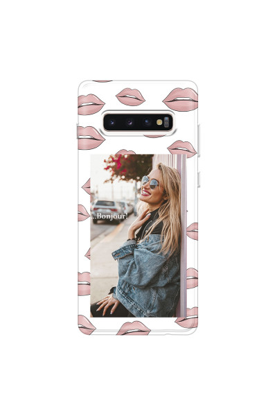 SAMSUNG - Galaxy S10 Plus - Soft Clear Case - Teenage Kiss Phone Case