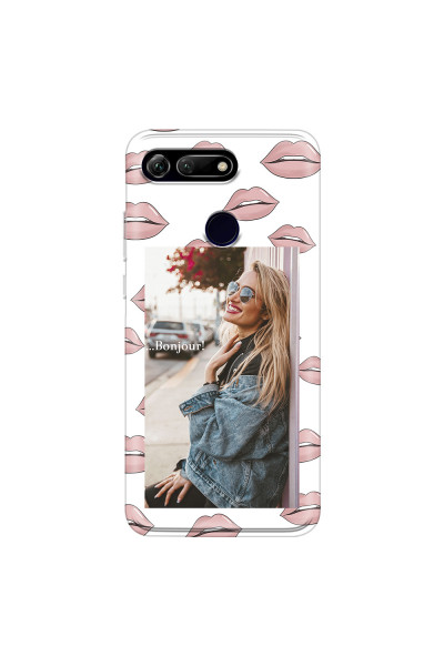 HONOR - Honor View 20 - Soft Clear Case - Teenage Kiss Phone Case