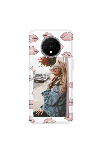 ONEPLUS - OnePlus 7T - Soft Clear Case - Teenage Kiss Phone Case