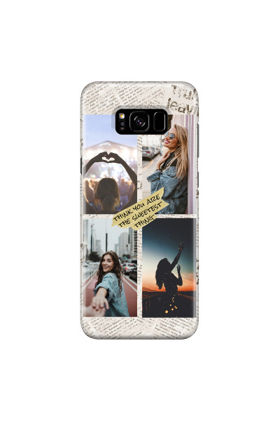 SAMSUNG - Galaxy S8 Plus - 3D Snap Case - Newspaper Vibes Phone Case