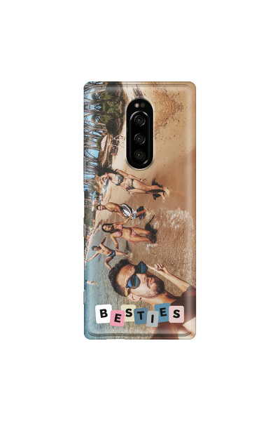 SONY - Sony Xperia 1 - Soft Clear Case - Besties Phone Case