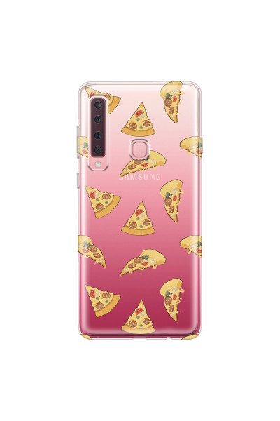 SAMSUNG - Galaxy A9 2018 - Soft Clear Case - Pizza Phone Case