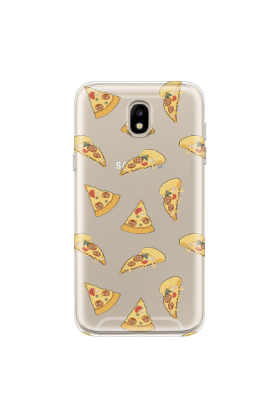 SAMSUNG - Galaxy J3 2017 - Soft Clear Case - Pizza Phone Case