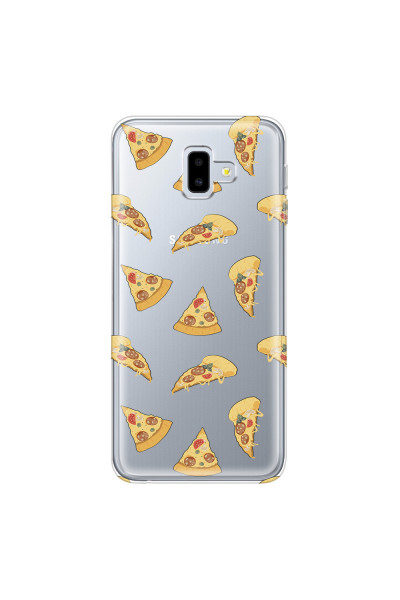 SAMSUNG - Galaxy J6 Plus 2018 - Soft Clear Case - Pizza Phone Case