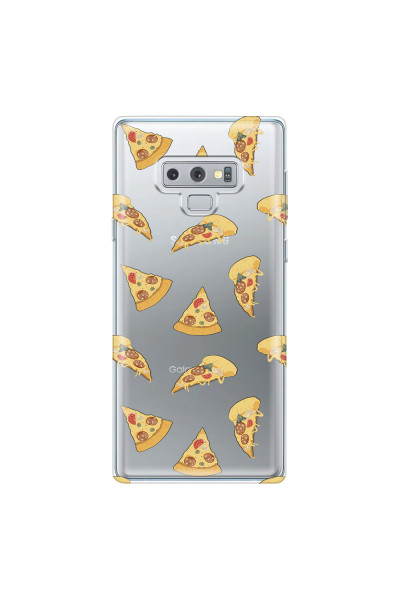 SAMSUNG - Galaxy Note 9 - Soft Clear Case - Pizza Phone Case