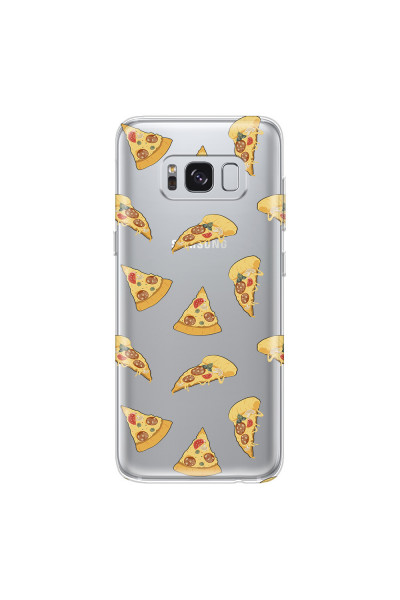 SAMSUNG - Galaxy S8 Plus - Soft Clear Case - Pizza Phone Case