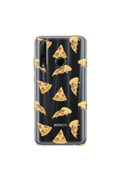 HONOR - Honor 20 lite - Soft Clear Case - Pizza Phone Case