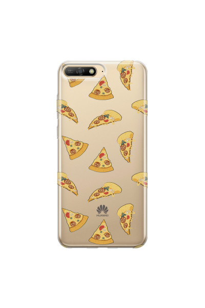 HUAWEI - Y6 2018 - Soft Clear Case - Pizza Phone Case