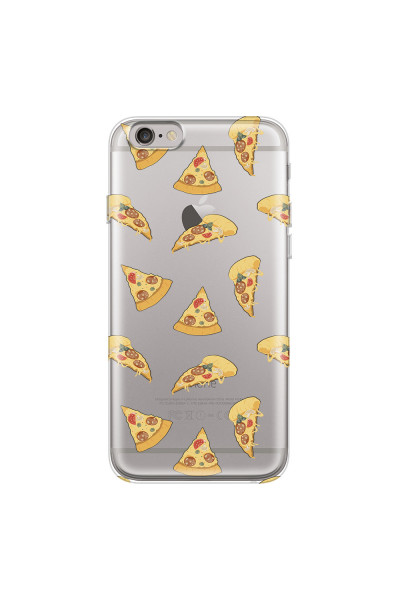 APPLE - iPhone 6S Plus - Soft Clear Case - Pizza Phone Case