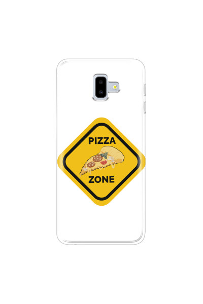 SAMSUNG - Galaxy J6 Plus 2018 - Soft Clear Case - Pizza Zone Phone Case