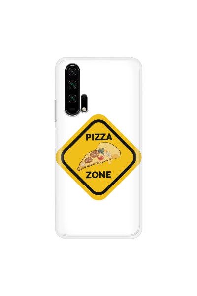 HONOR - Honor 20 Pro - Soft Clear Case - Pizza Zone Phone Case