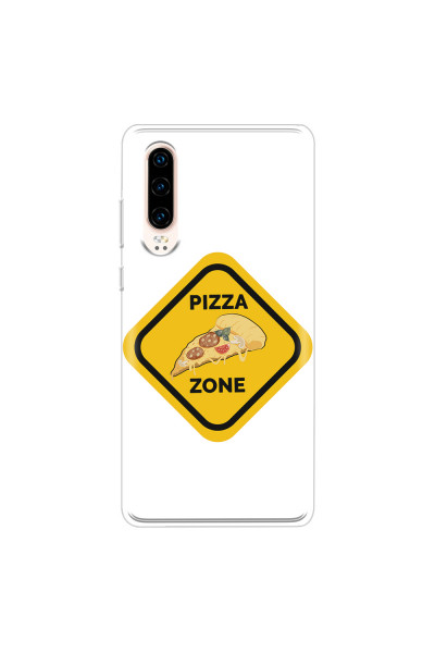 HUAWEI - P30 - Soft Clear Case - Pizza Zone Phone Case