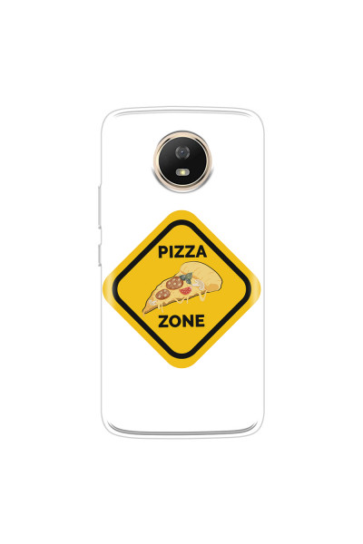 MOTOROLA by LENOVO - Moto G5s - Soft Clear Case - Pizza Zone Phone Case
