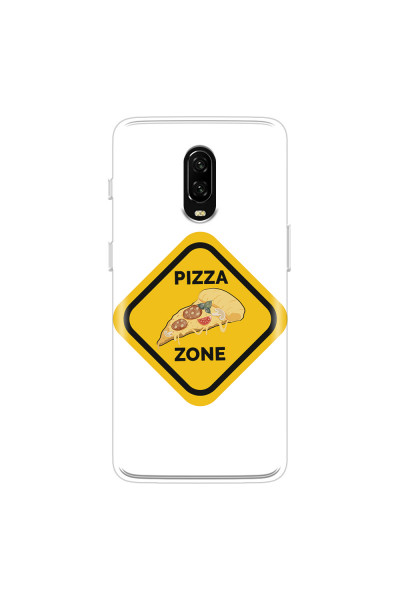 ONEPLUS - OnePlus 6T - Soft Clear Case - Pizza Zone Phone Case