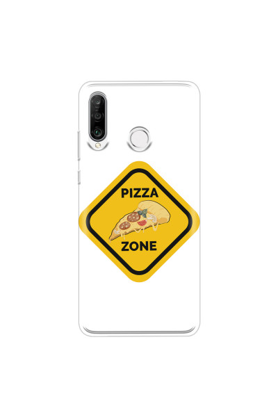 HUAWEI - P30 Lite - Soft Clear Case - Pizza Zone Phone Case