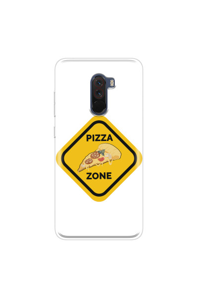 XIAOMI - Pocophone F1 - Soft Clear Case - Pizza Zone Phone Case