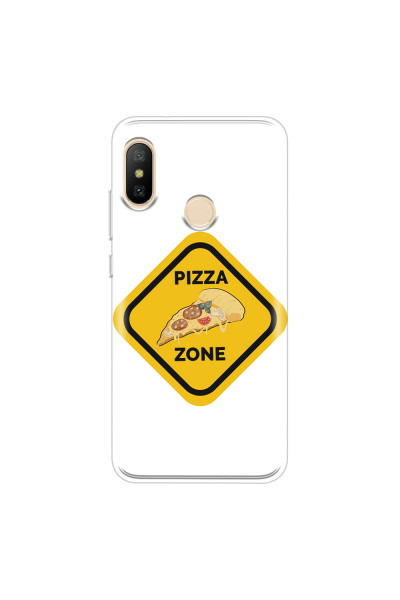 XIAOMI - Mi A2 Lite - Soft Clear Case - Pizza Zone Phone Case