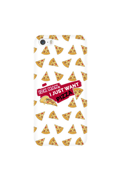 APPLE - iPhone 5S/SE - 3D Snap Case - Want Pizza Men Phone Case