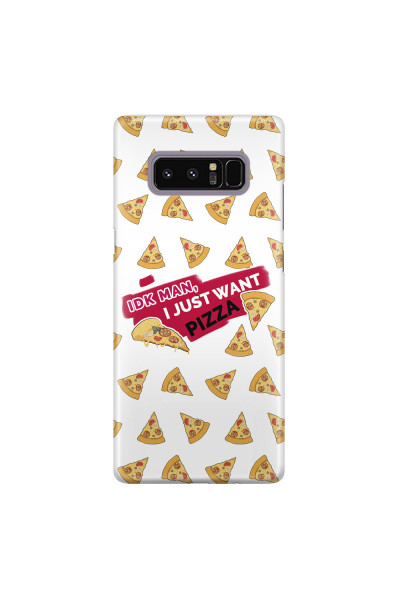 SAMSUNG - Galaxy Note 8 - 3D Snap Case - Want Pizza Men Phone Case