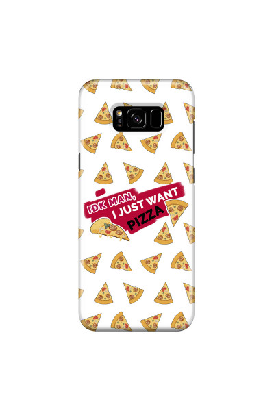 SAMSUNG - Galaxy S8 Plus - 3D Snap Case - Want Pizza Men Phone Case